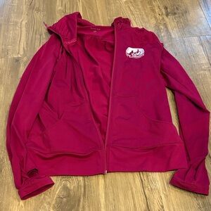 Women’s Canine Companions Red-Pink Zipper Jacket